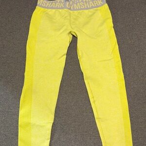 Gymshark Yellow Leggings Sz M EUC